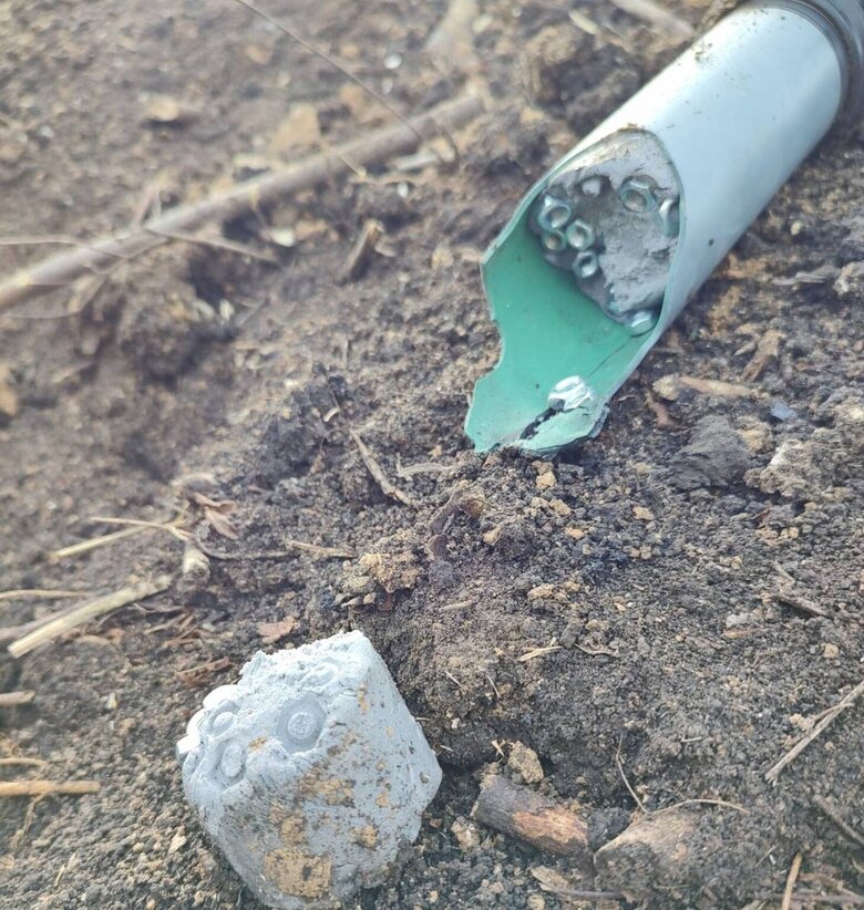 Enemy drone with improvised explosive device was shot down in direction of Bakhmut 02