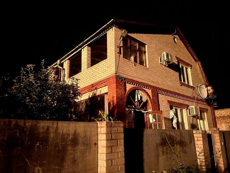 Consequences of the drone attack on Sloviansk