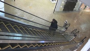 Из подтопленного ТРЦ "Ocean plaza" в Киеве эвакуированы 13 человек, один - госпитализирован, - ГСЧС. ФОТОрепортаж