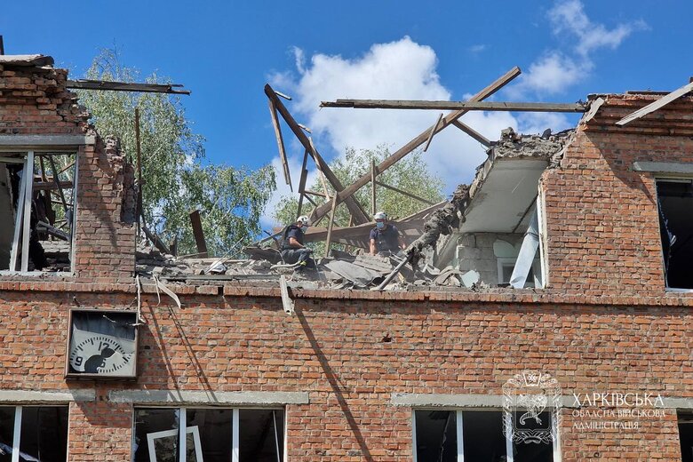 Consequences of the Russian strike on Kharkiv on 25 July