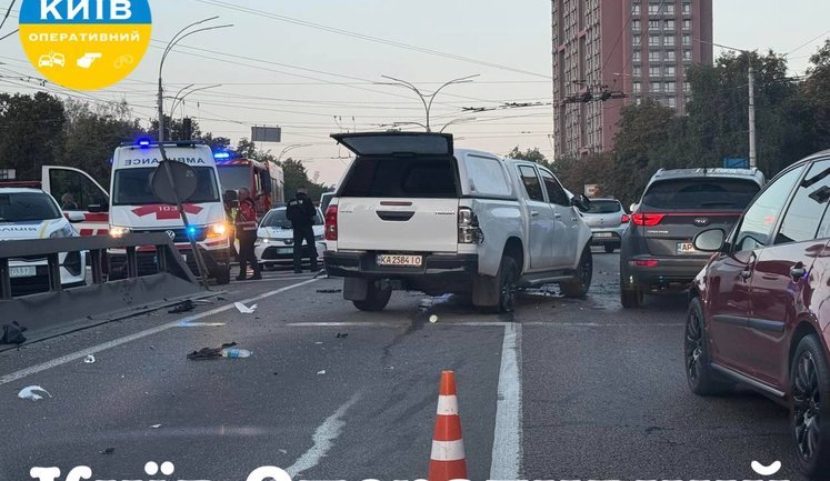 Staff sergeant of military unit caused fatal traffic accident in Kyiv: police officer and driver of another car killed. PHOTO