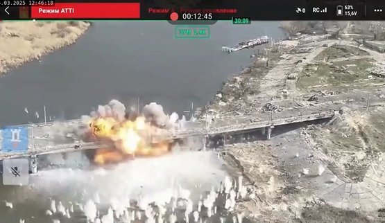 ЗСУ підірвали міст через річку Кронка на Херсонщині