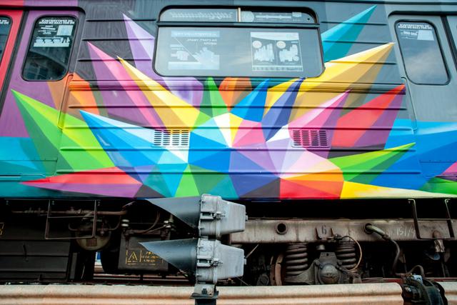 киев метро поезд рисунок