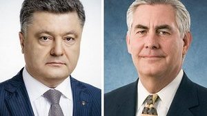 Порошенко запропонував Тіллерсону розглянути питання про розміщення на Донбасі миротворчого контингенту ООН, - Цеголко. ФОТО