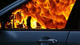 Car of Radio Liberty journalist set on fire in Lviv. PHOTO