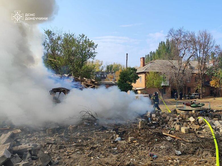 Олексієво-Дружківка після авіаудару