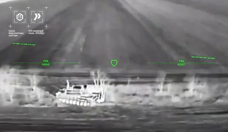 Оператори 413-го ОП СБС "Рейд" спалили російський ЗРК "Тор-М2" в районі Балашівки. ВIДЕО