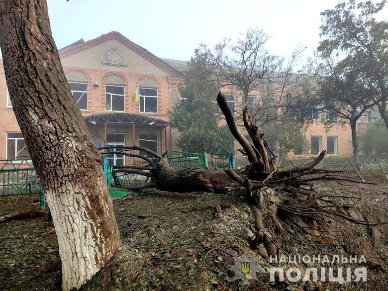 Последствия ударов рашистов по Запорожской области 08