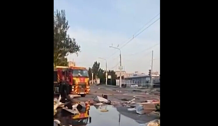 At least 9 enemy UAVs attacked Zaporizhzhia: industrial enterprise was damaged (updated). VIDEO&PHOTOS