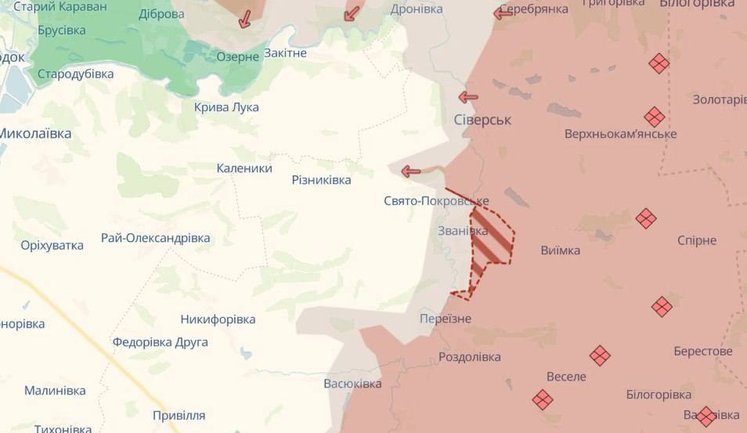 Сіверський напрямок "поплив"