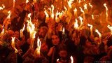 В Иерусалиме сошел благодатный огонь