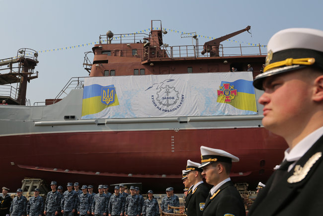 New middle-sized reconnaissance ship deployed by Ukraine’s Naval Forces in Kyiv 10