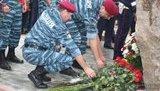 На месте расстрела милиционеров, погибших от рук Дикаева, установили памятный знак. ФОТО