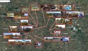 Підрозділи РФ під Іловайськом в 2014 році. КАРТА