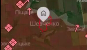 Российский танкист показал основной маршрут штурмов оккупантов в село Шевченко и свой уничтоженный дронами танк. ВИДЕО