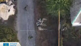 An execution filmed by drones