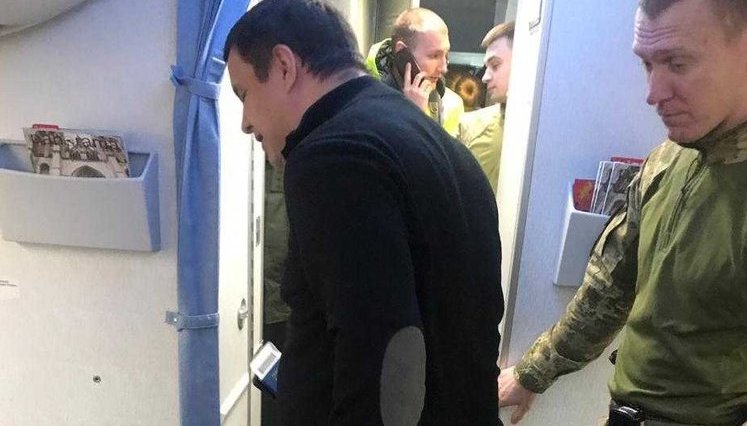Law enforcers withdraw Ex-MP Mykytas from flight to UK. PHOTOS