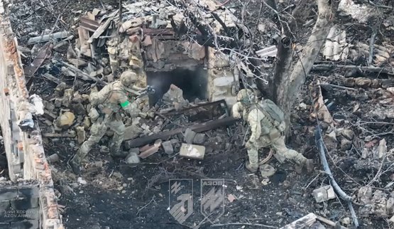 Бійці 12 бригади Азов зайняли смугу оборони на Добропільському напрямку