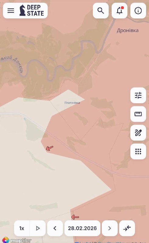 ворог має просування біля Платонівки