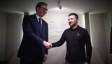 Volodymyr Zelenskyy and Aleksandar Vucic met in Davos on January 22