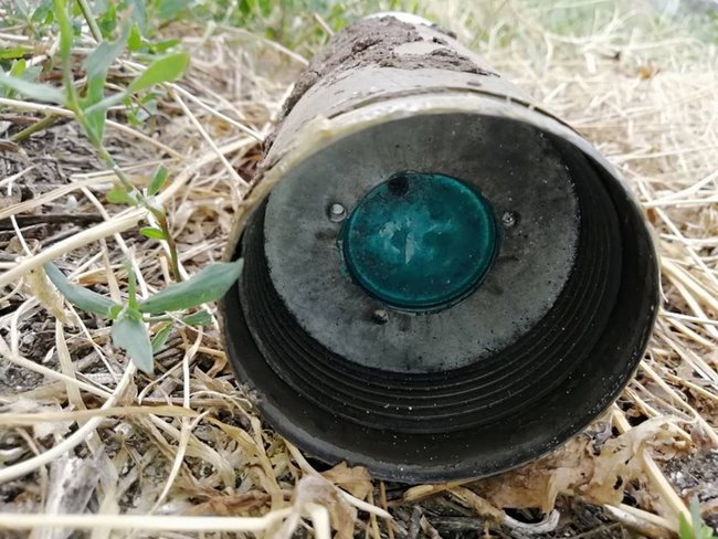 Ukraine spots banned Russian-made mines in Donbas 02