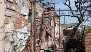 Наслідки обстрілу Нікополя