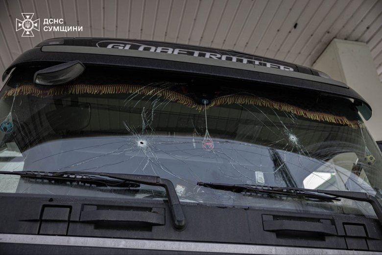 Удар РФ по АЗС у Сумах