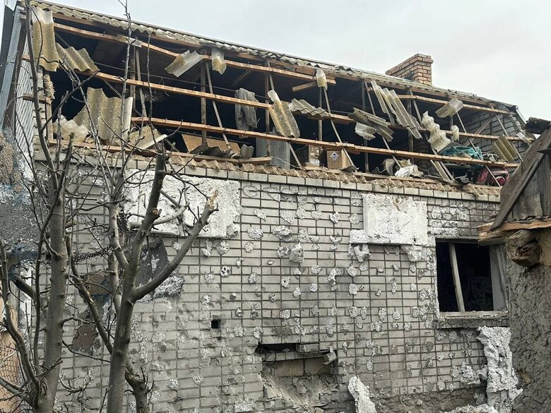 Наслідки обстрілу Нікополя та району