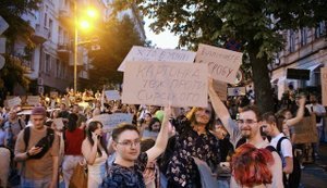 Протест у Києві проти відставки Федорова 17 липня