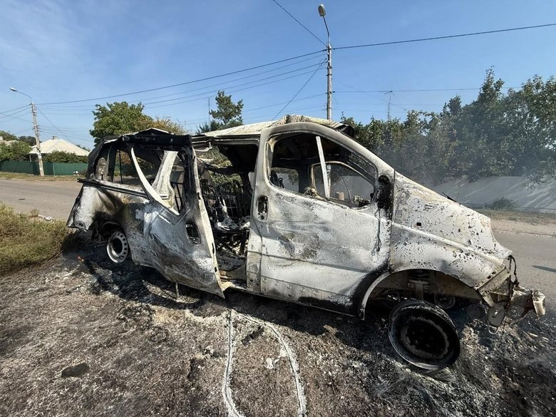 РФ нанесла удар по автомобилю в Краматорске