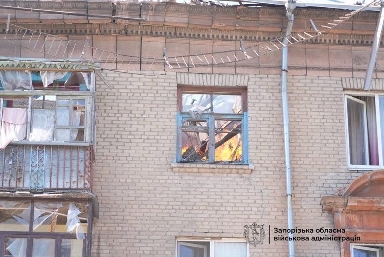 Атака РФ на Запорожье