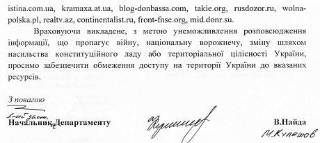 письмо