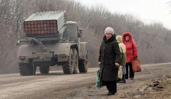 дебальцево debaltseve refugees shelling
