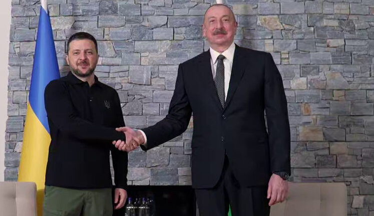Зеленський зустрівся із Алієвим: Важливо тиснути на РФ, щоб змусити її говорити правду. ВIДЕО
