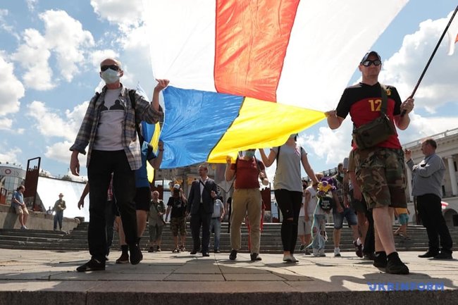 Акція солідарності з Білоруссю відбулася в Києві 03