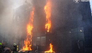 Consequences of Russian UAV strike on Odesa: shops, post office and cars damaged. VIDEO+PHOTOS