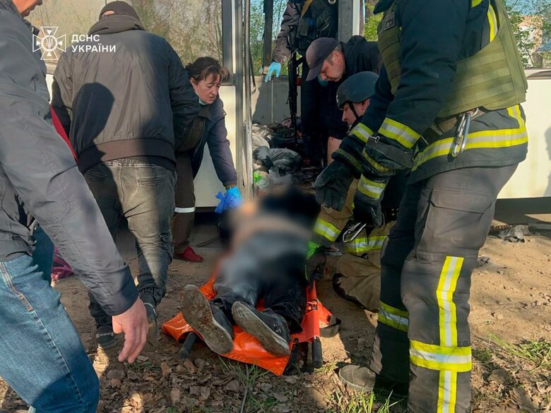 наслідки атаки на автобус у Марганці