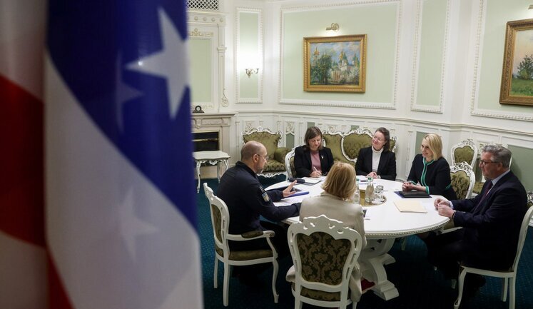 Shmyhal discussed with US Ambassador Brink priority projects for restoration of Ukraine. PHOTO