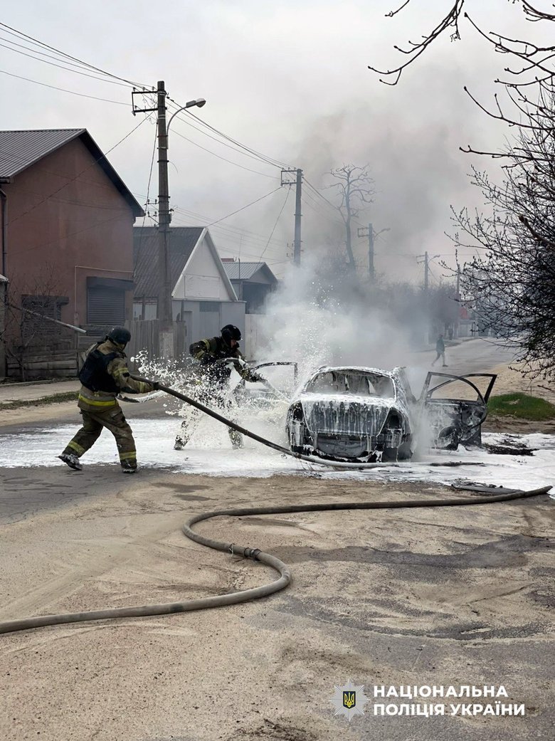 Удар РФ по авто в Херсоні