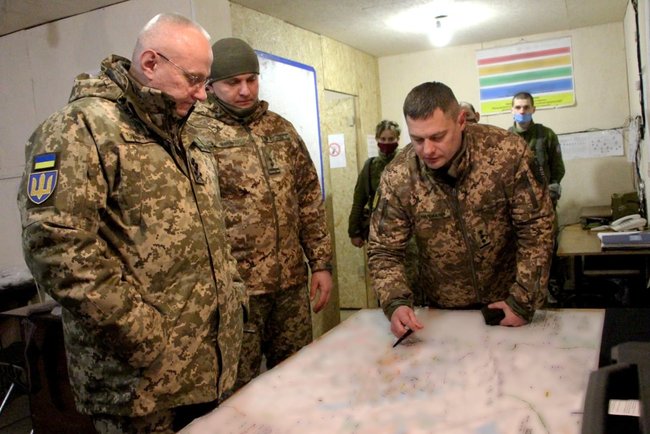 Головком ЗСУ Хомчак відвідав зону проведення ООС 04