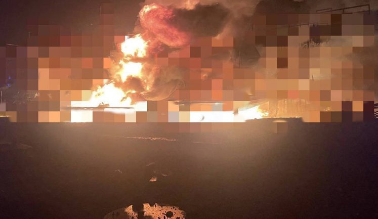 Рашисти вдарили дронами по об’єкту інфраструктури на Одещині: є руйнування. ФОТО