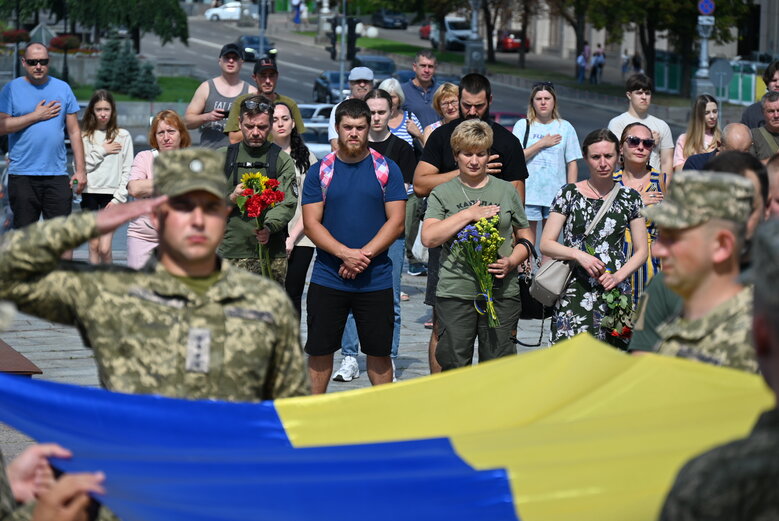 С погибшим воином Андреем Веремиенко простились в Киеве 20