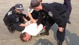 В ходе акции против вырубки деревьев в Киеве жестоко избили и задержали активистов. ФОТОрепортаж+ВИДЕО
