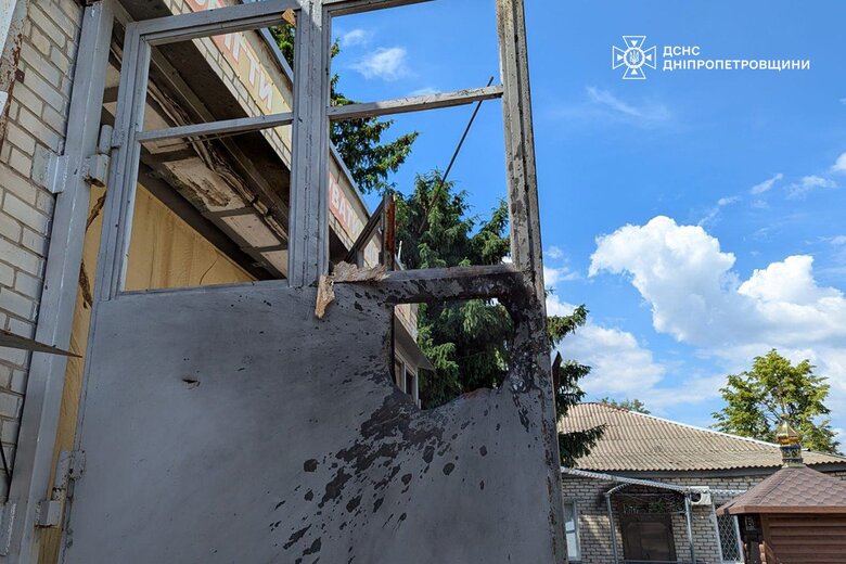 Удар по подразделению ГСЧС в Никополе