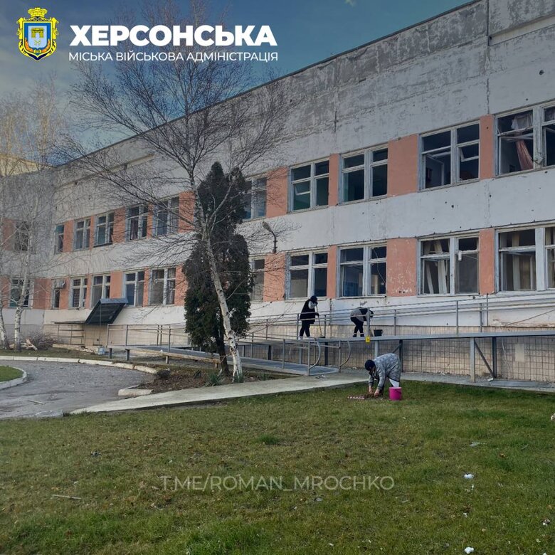 Последствия вражеских обстрелов Степановки на Херсонщине 04