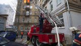 Пожар в доме в центре Киева: есть погибший. ФОТОрепортаж