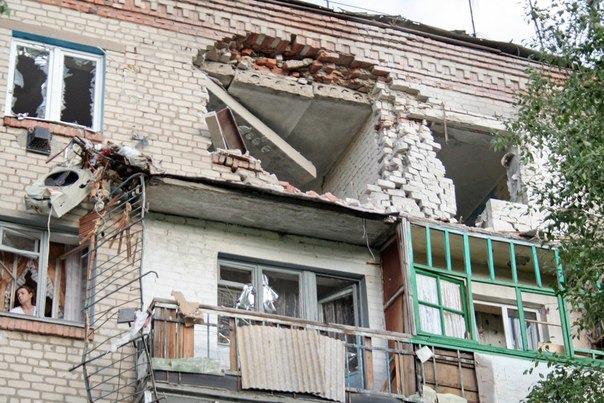обстрел лутугино