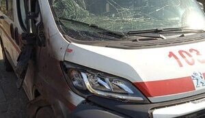 Occupiers attacked ambulance crew with drones in Stanislav, Kherson region. PHOTO