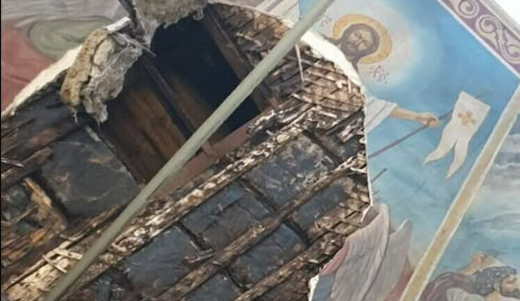 Russian shelling damages church of UOC in Shostka. PHOTOS
