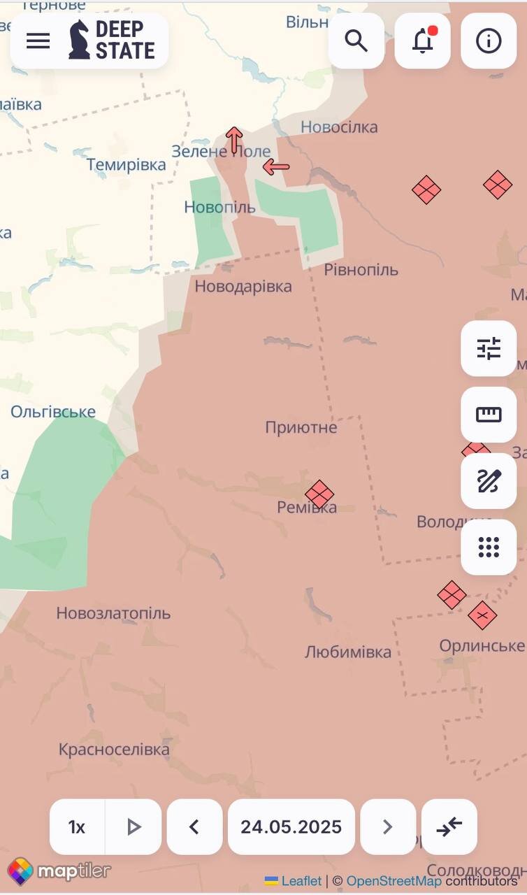продвижение врага